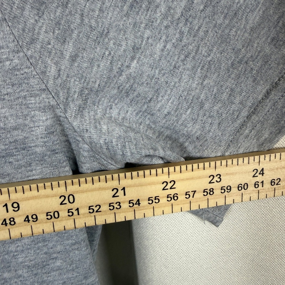IZOD Saltwater Men Sz Medium Short Sleeve Cotton Blend Graphic T-Shirt Gray - Picture 5 of 5